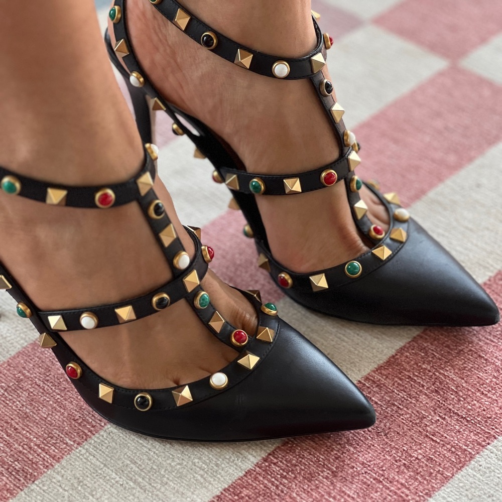 Valentino Tribal Rockstud Pumps